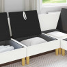 Sofa z miejscem do przechowywania tkanina