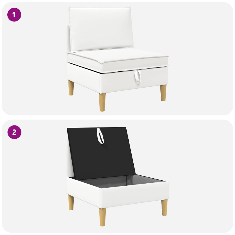Sofa z miejscem do przechowywania tkanina