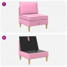 Sofa z miejscem do przechowywania tkanina