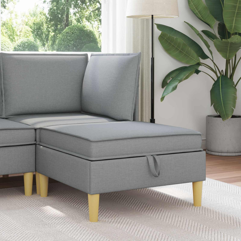 Sofa z miejscem do przechowywania tkanina