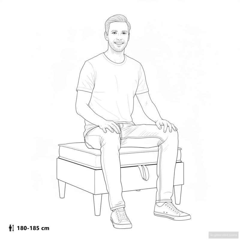 Sofa z miejscem do przechowywania tkanina