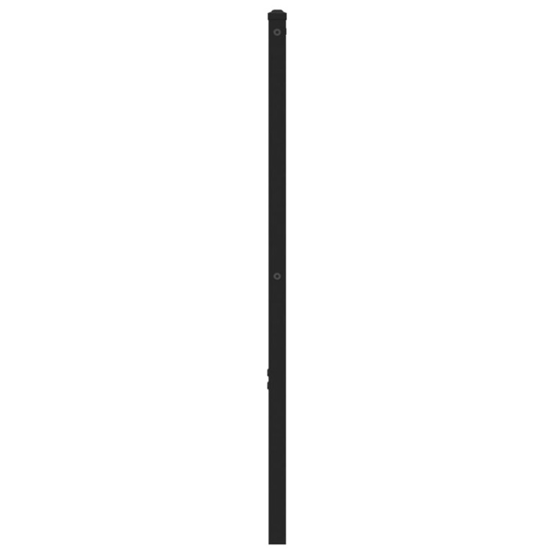 Wezgłowie, brązowy dąb, 90 cm, stal i materiał drewnopochodny
