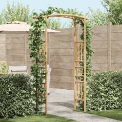 Łuk Ogrodowy Naturalny 110 x 40 x 205 cm Bambus