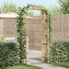 Łuk Ogrodowy Naturalny 110 x 40 x 205 cm Bambus
