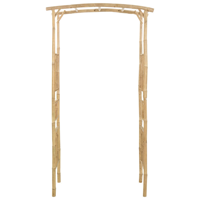 Łuk Ogrodowy Naturalny 110 x 40 x 205 cm Bambus