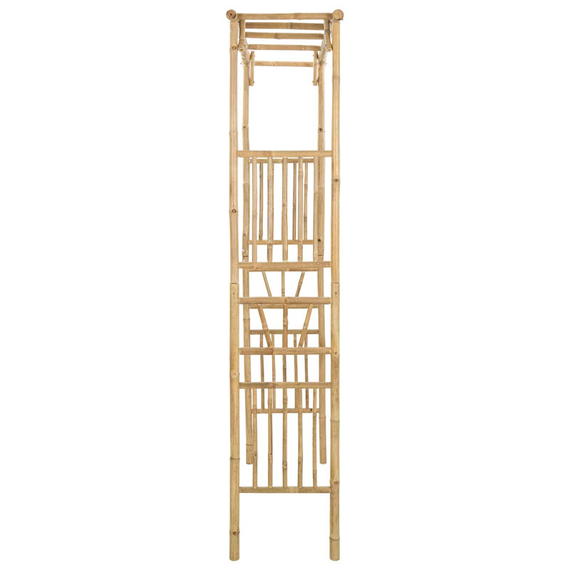 Łuk Ogrodowy Naturalny 110 x 40 x 205 cm Bambus