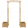 Łuk Ogrodowy Naturalny 177 x 40 x 205 cm Bambus