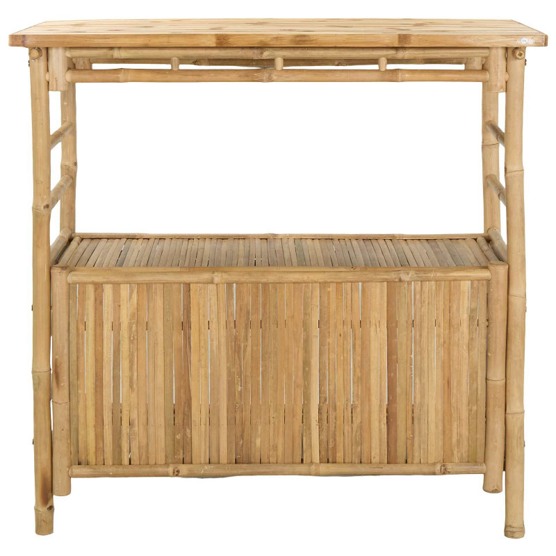 Stół barowy na zewnątrz Naturalny 110 x 50 x 105 cm Bambus