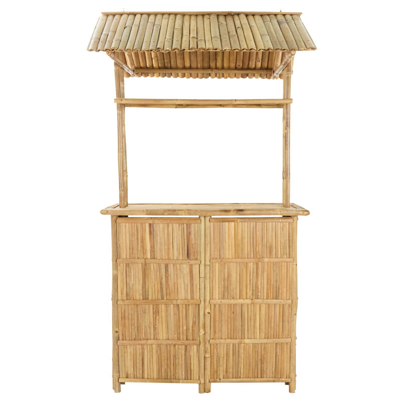 Stół barowy na zewnątrz Naturalny 115 x 95 x 214 cm Bambus