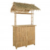 Stół barowy na zewnątrz Naturalny 115 x 95 x 215 cm Bambus