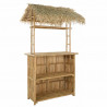 Stół barowy na zewnątrz Naturalny 115 x 95 x 215 cm Bambus
