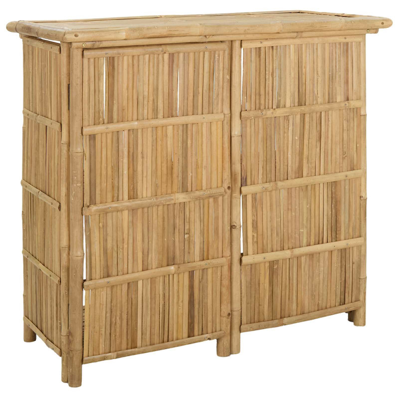 Stół barowy na zewnątrz Naturalny 115 x 55 x 105 cm Bambus