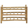 Regał na wino Naturalny 57 x 29,5 x 36 cm Bambus