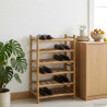 Regał na wino Naturalny 57 x 29,5 x 72 cm Bambus