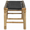 Ławka ogrodowa 80 x 38 x 40 cm Bambus Naturalny Prostokątny