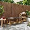 Ławka ogrodowa 110 x 38 x 40 cm Bambus Naturalny Prostokątny