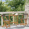 Krzesła Bistro na Zewnątrz 2 pcs Ciemnoszary 40 x 53 x 80 cm