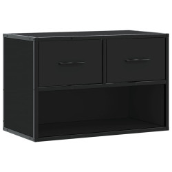 Szafka pod telewizor, czarna, 60x31x39,5 cm