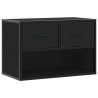 Szafka pod telewizor, czarna, 60x31x39,5 cm