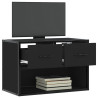 Szafka pod telewizor, czarna, 60x31x39,5 cm