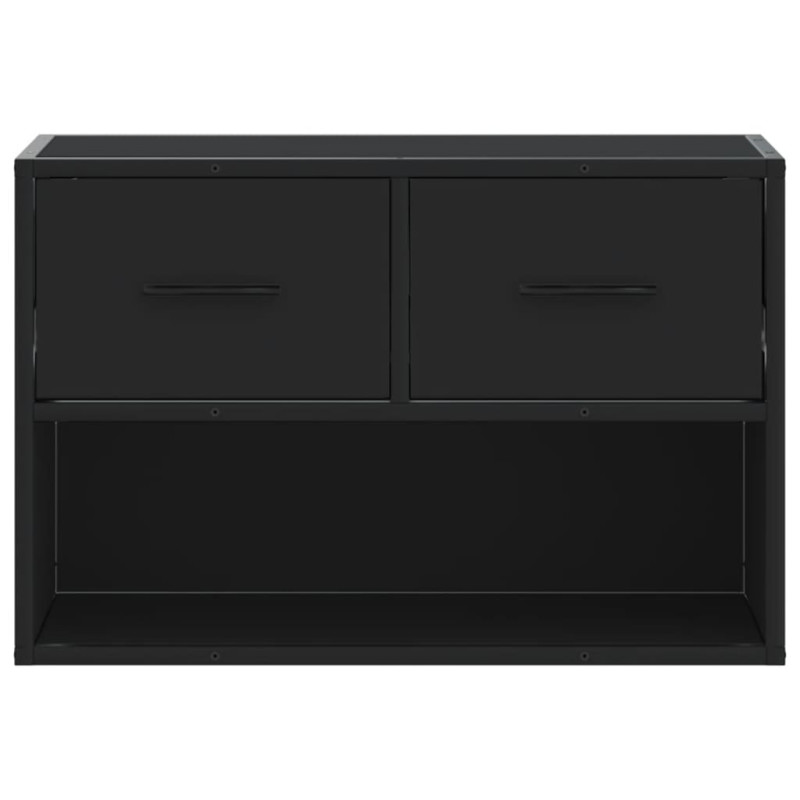 Szafka pod telewizor, czarna, 60x31x39,5 cm