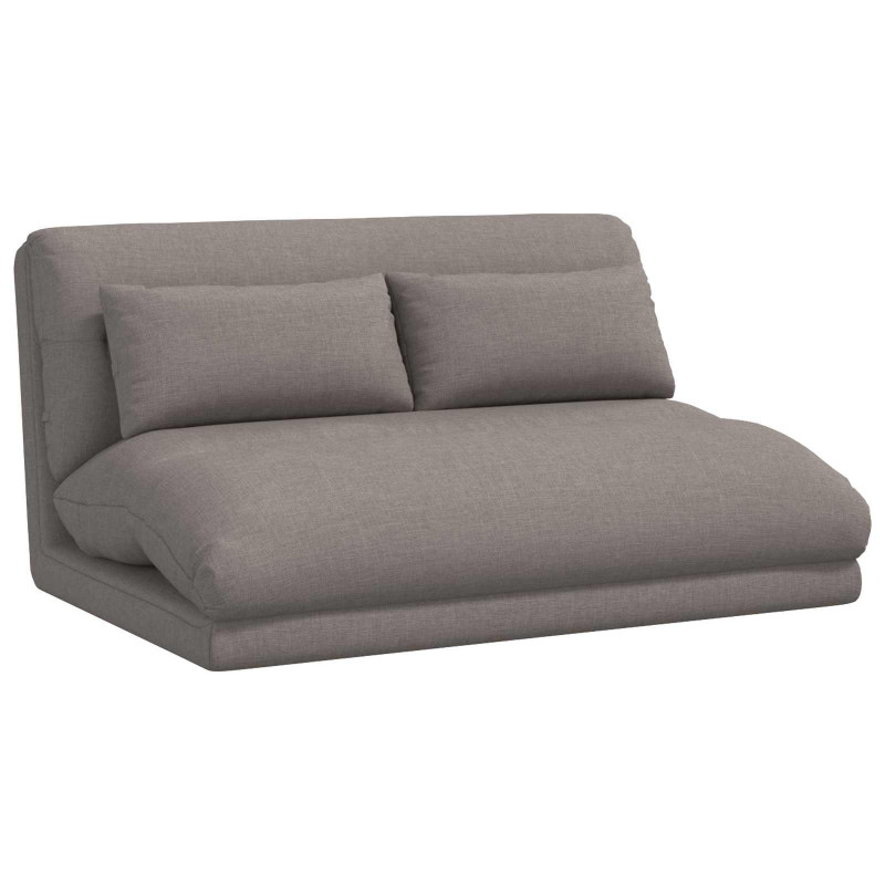 Krzesło na podłogę Ciemnoszary 110 x 82 x 55 cm tkanina