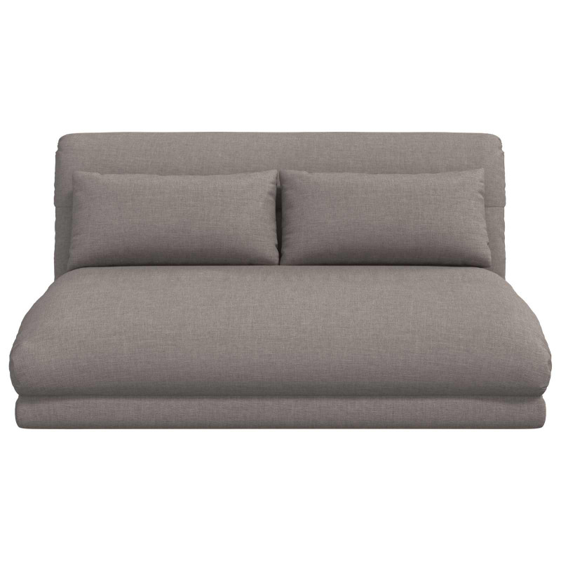 Krzesło na podłogę Ciemnoszary 110 x 82 x 55 cm tkanina