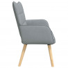 Sofa dwuosobowa Jasnoszary 115 x 61 x 87 cm tkanina