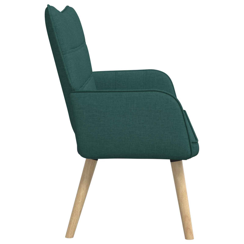 Sofa dwuosobowa Ciemna zieleń 115 x 61 x 87 cm tkanina
