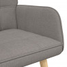 Sofa dwuosobowa Ciemnoszary 115 x 61 x 87 cm tkanina