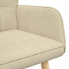 Sofa dwuosobowa Kremowy 115 x 61 x 87 cm tkanina