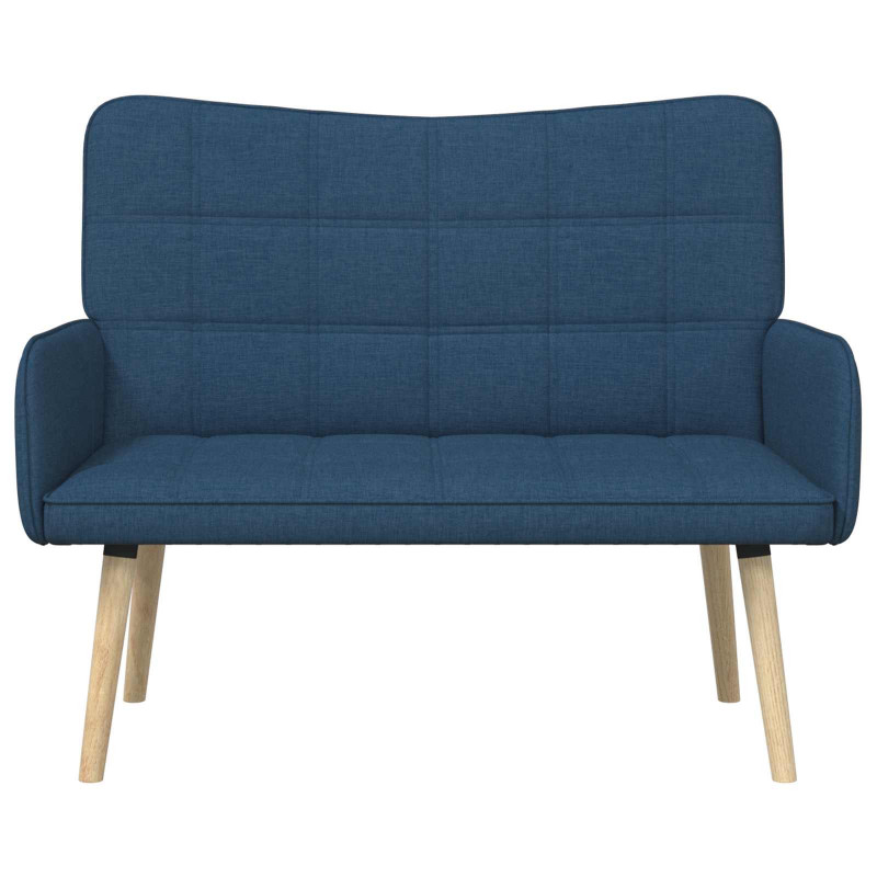 Sofa dwuosobowa Niebieski 115 x 61 x 87 cm tkanina