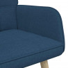 Sofa dwuosobowa Niebieski 115 x 61 x 87 cm tkanina