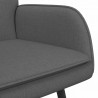 Sofa dwuosobowa Ciemnoszary 115 x 61 x 87 cm tkanina