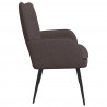 Sofa dwuosobowa Ciemny brąz 115 x 61 x 87 cm tkanina