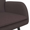Sofa dwuosobowa Ciemny brąz 115 x 61 x 87 cm tkanina