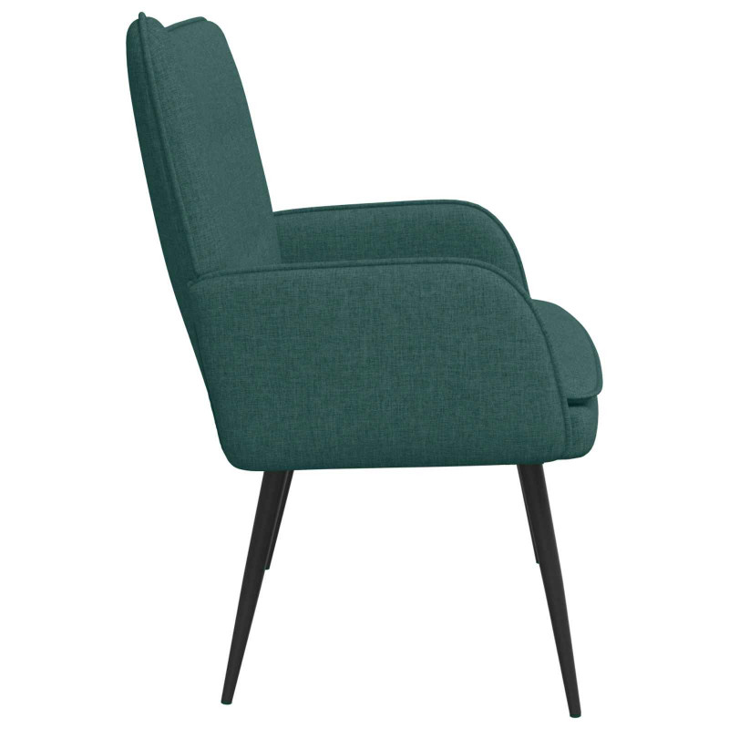 Sofa dwuosobowa Ciemna zieleń 115 x 61 x 87 cm tkanina
