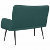 Sofa dwuosobowa Ciemna zieleń 115 x 61 x 87 cm tkanina