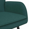 Sofa dwuosobowa Ciemna zieleń 115 x 61 x 87 cm tkanina