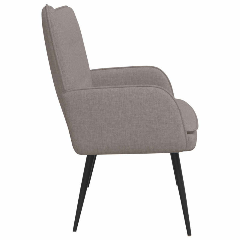 Sofa dwuosobowa Ciemnoszary 115 x 61 x 87 cm tkanina
