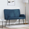 Sofa dwuosobowa Niebieski 115 x 61 x 87 cm tkanina