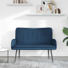 Sofa dwuosobowa Niebieski 115 x 61 x 87 cm tkanina