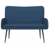 Sofa dwuosobowa Niebieski 115 x 61 x 87 cm tkanina