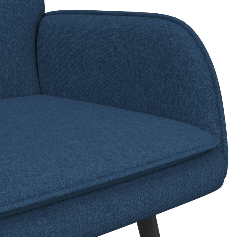 Sofa dwuosobowa Niebieski 115 x 61 x 87 cm tkanina
