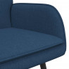 Sofa dwuosobowa Niebieski 115 x 61 x 87 cm tkanina