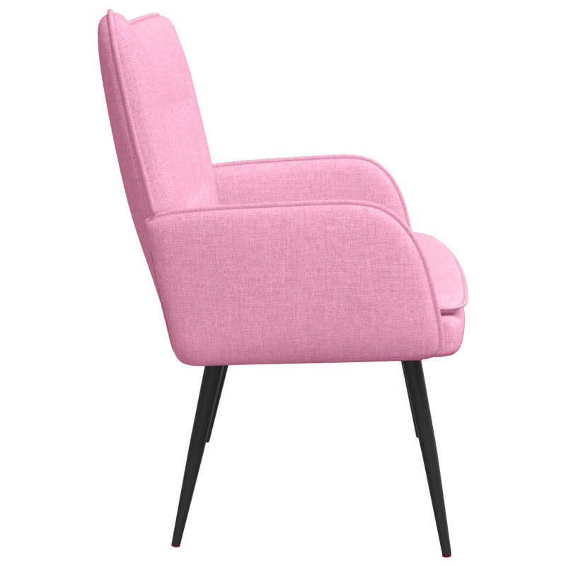 Sofa dwuosobowa Różowy 115 x 61 x 87 cm tkanina