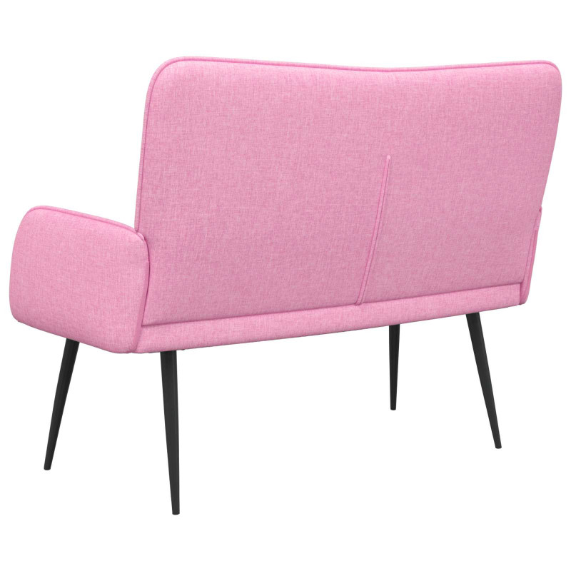 Sofa dwuosobowa Różowy 115 x 61 x 87 cm tkanina