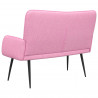 Sofa dwuosobowa Różowy 115 x 61 x 87 cm tkanina
