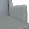 Fotel bujany Jasnoszary 62 x 80 x 85 cm tkanina