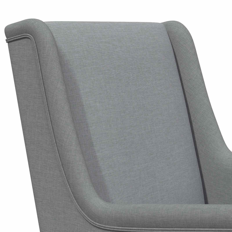 Fotel bujany Jasnoszary 62 x 80 x 85 cm tkanina